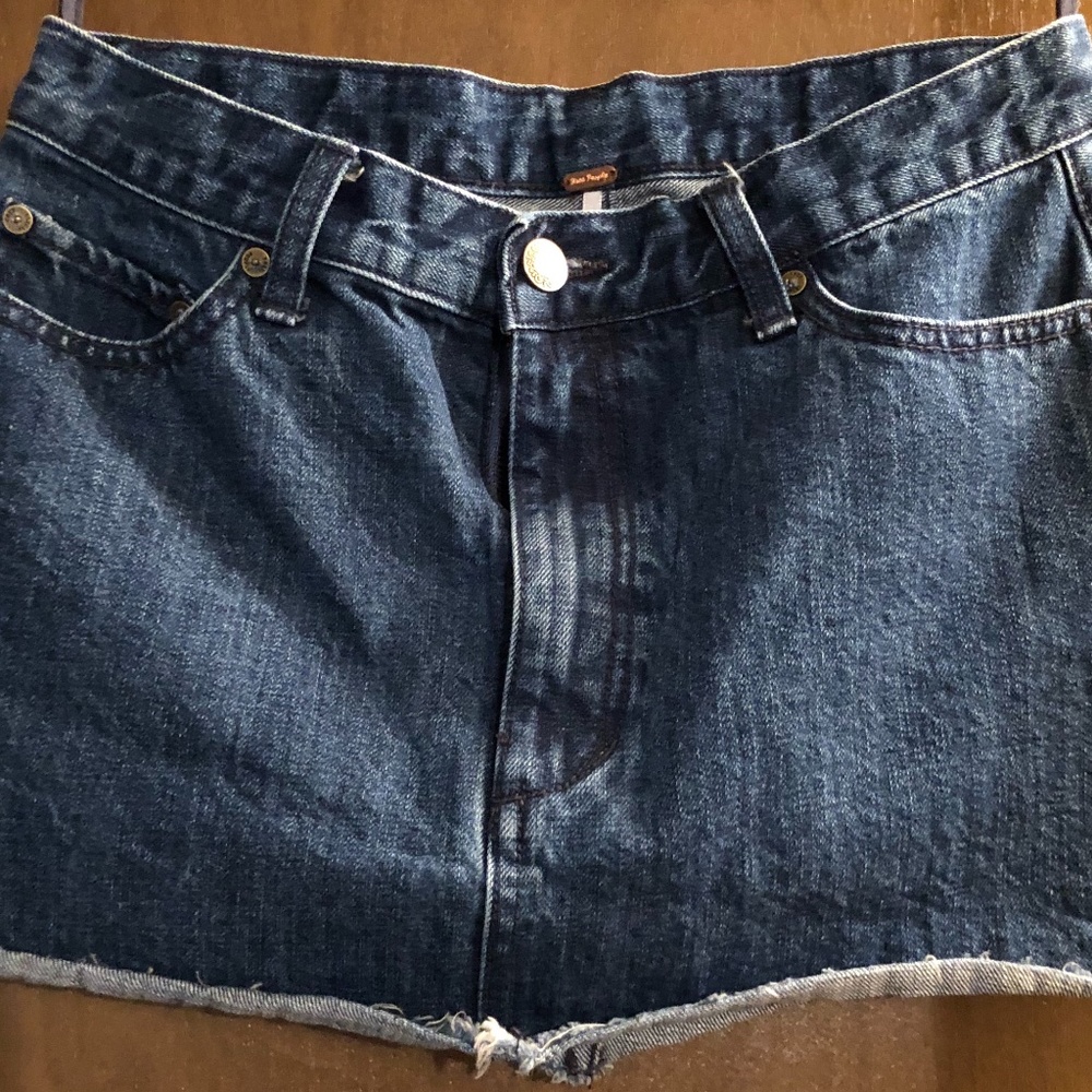 Free People Denim Skirt